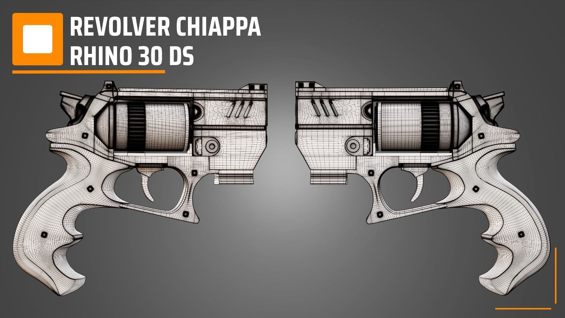 Revolver Chiappa Rhino 30 DS 3D model_3