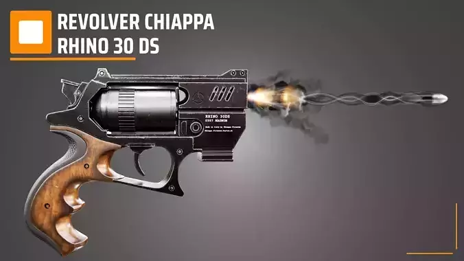 Revolver Chiappa Rhino 30 DS 3D model