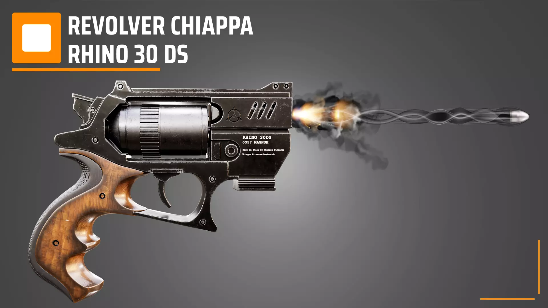 Revolver Chiappa Rhino 30 DS 3D model_0