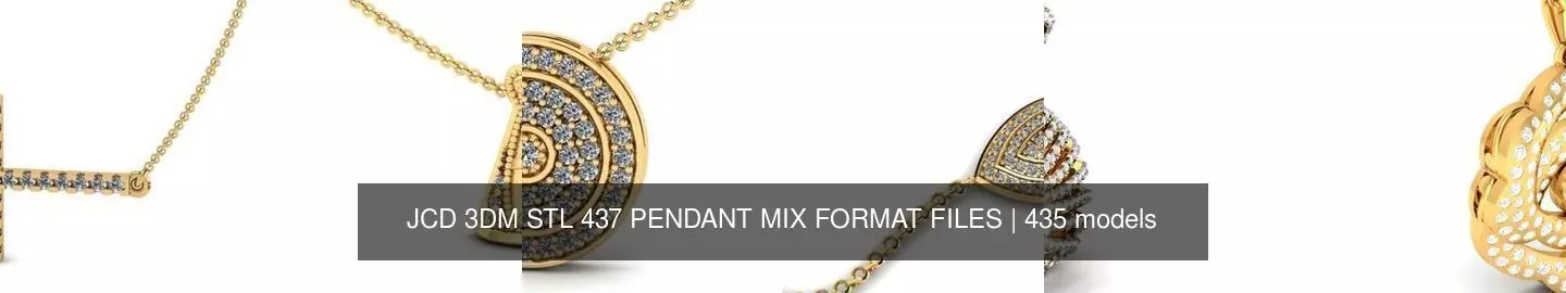 JCD 3DM STL 437 PENDANT MIX FORMAT FILES 3D Model Collection_39