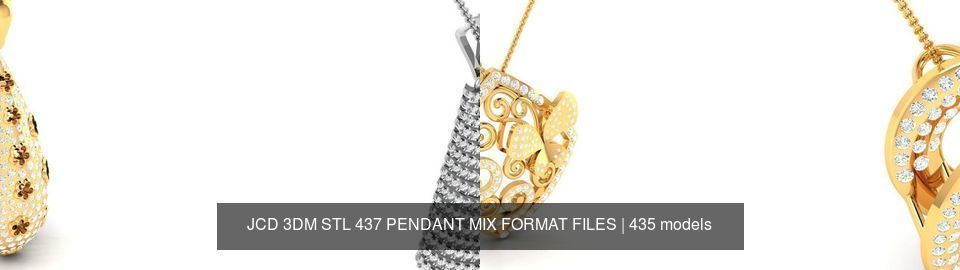JCD 3DM STL 437 PENDANT MIX FORMAT FILES 3D Model Collection_196