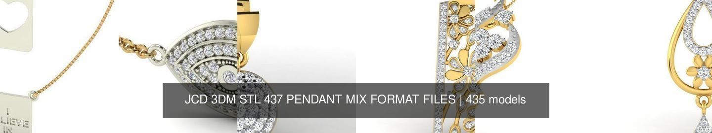 JCD 3DM STL 437 PENDANT MIX FORMAT FILES 3D Model Collection_503