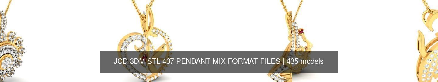 JCD 3DM STL 437 PENDANT MIX FORMAT FILES 3D Model Collection_133