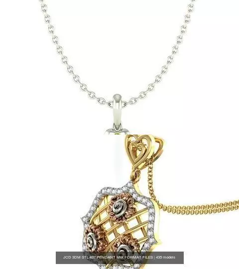 JCD 3DM STL 437 PENDANT MIX FORMAT FILES 3D Model Collection_70