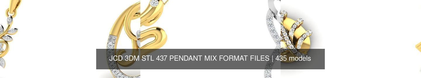 JCD 3DM STL 437 PENDANT MIX FORMAT FILES 3D Model Collection_581