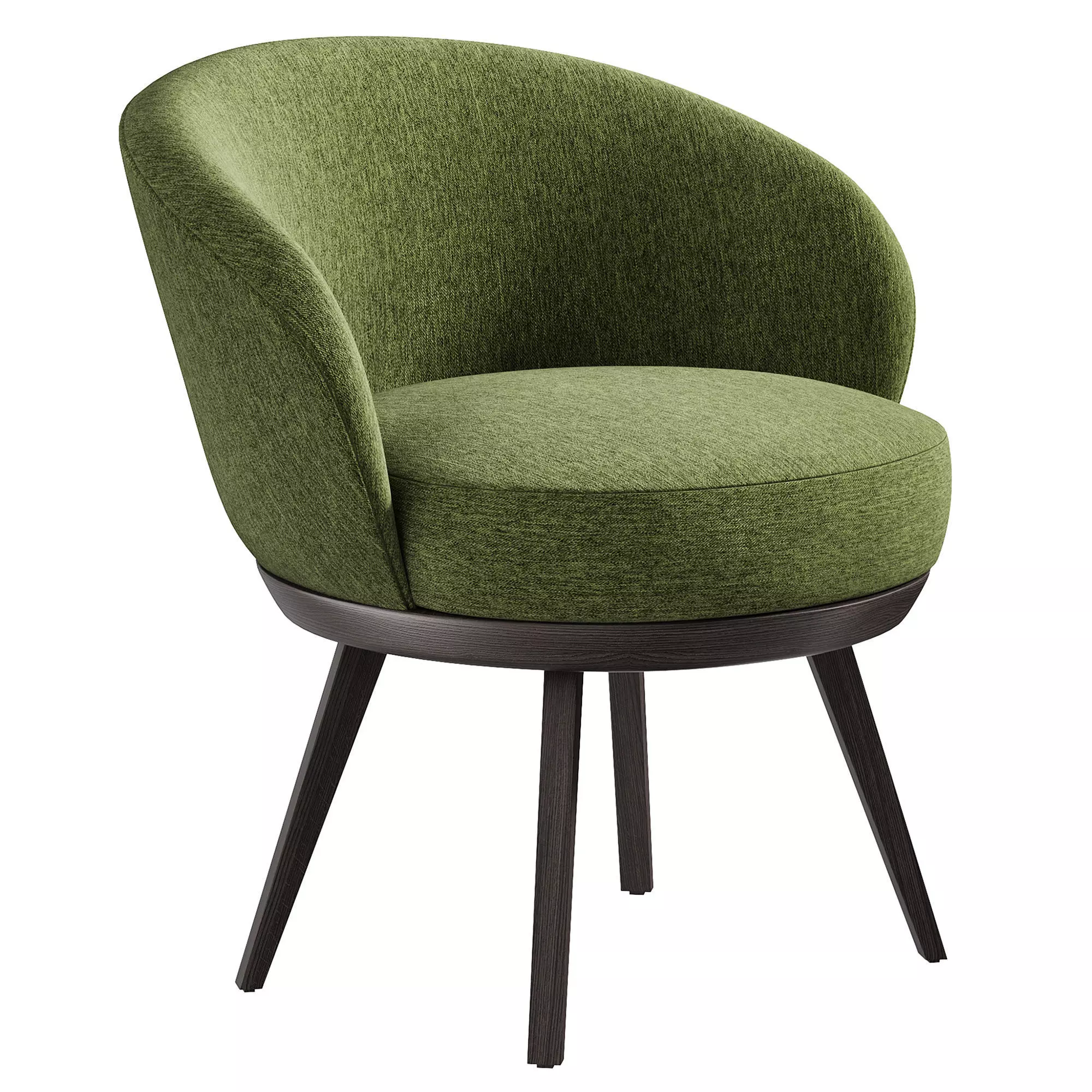 CANDIDE SWIVELLING ARMCHAIR by collinet sieges 3D model_0