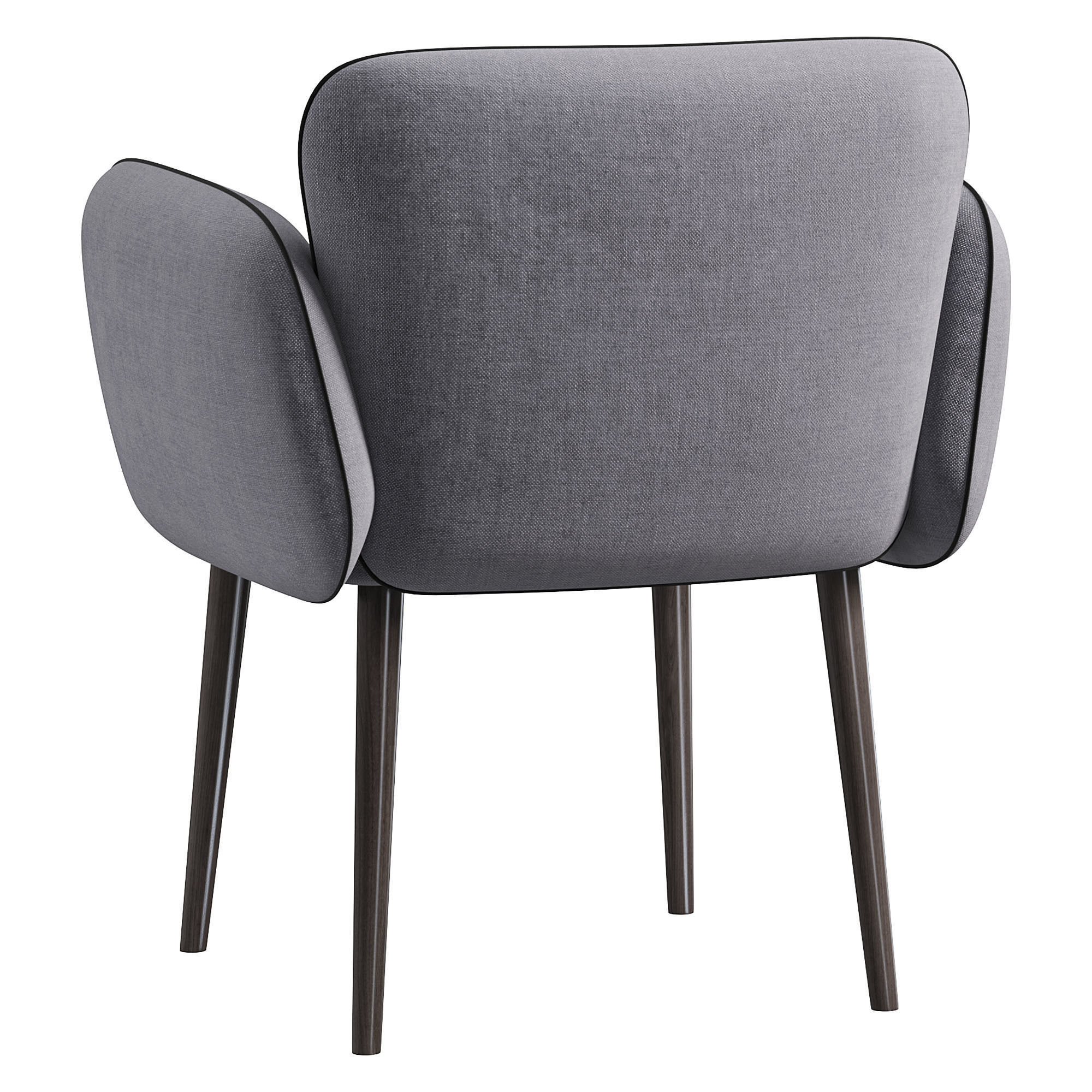 Mellow chair by collinet sieges 3D model_2