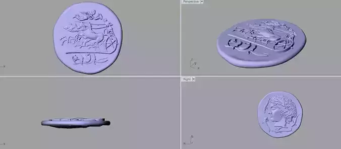 The Great Alexander Fast Quadriga coin 