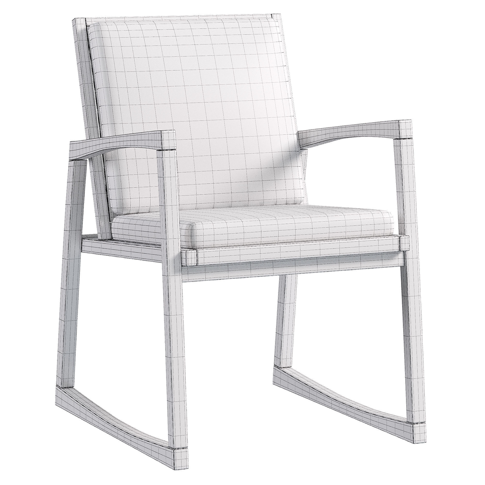 London Bridge Chair by Collinet sieges 3D model_3