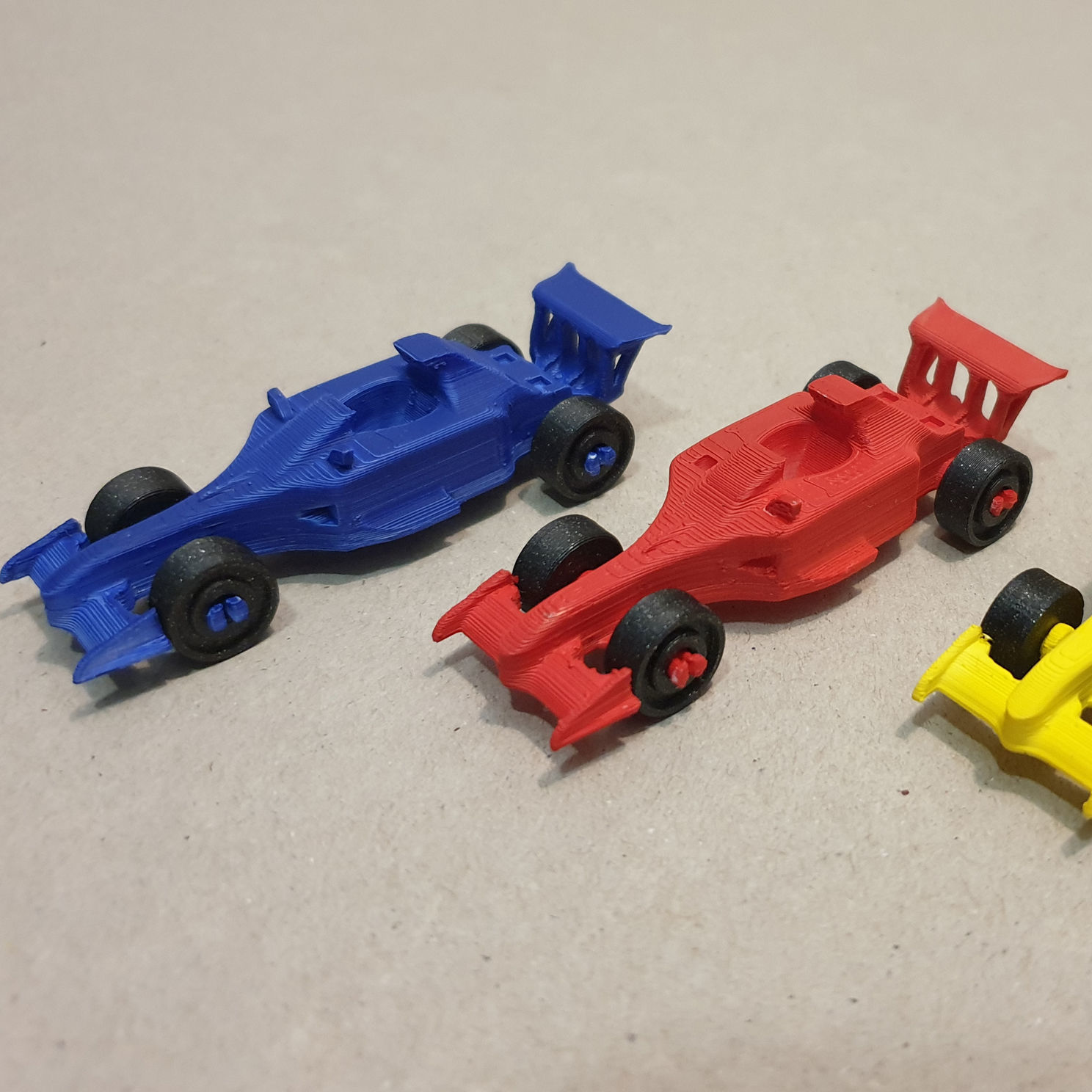 F1 racing micro car Free 3D model_1