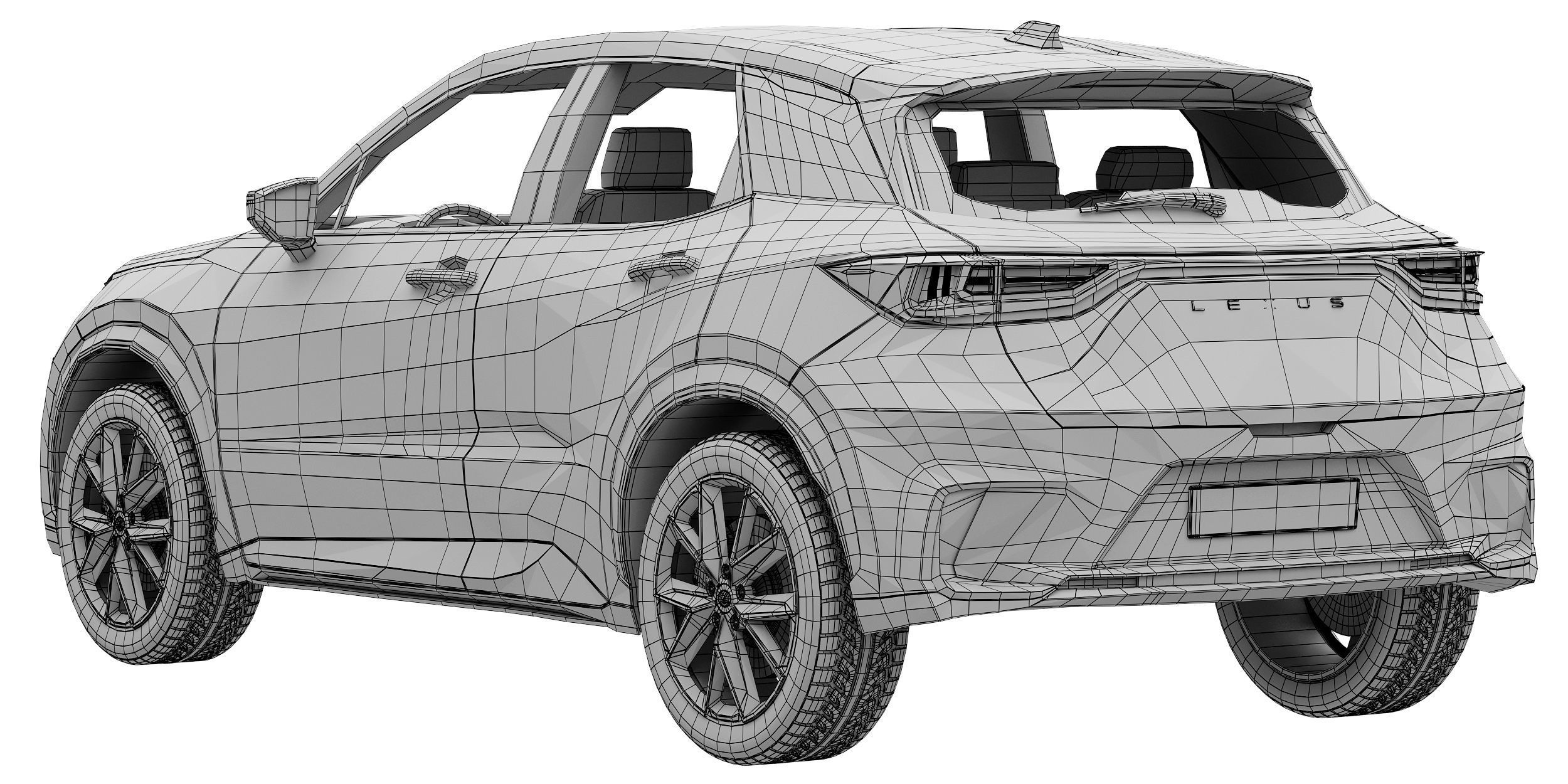 Lexus LBX 2024 3D model_15