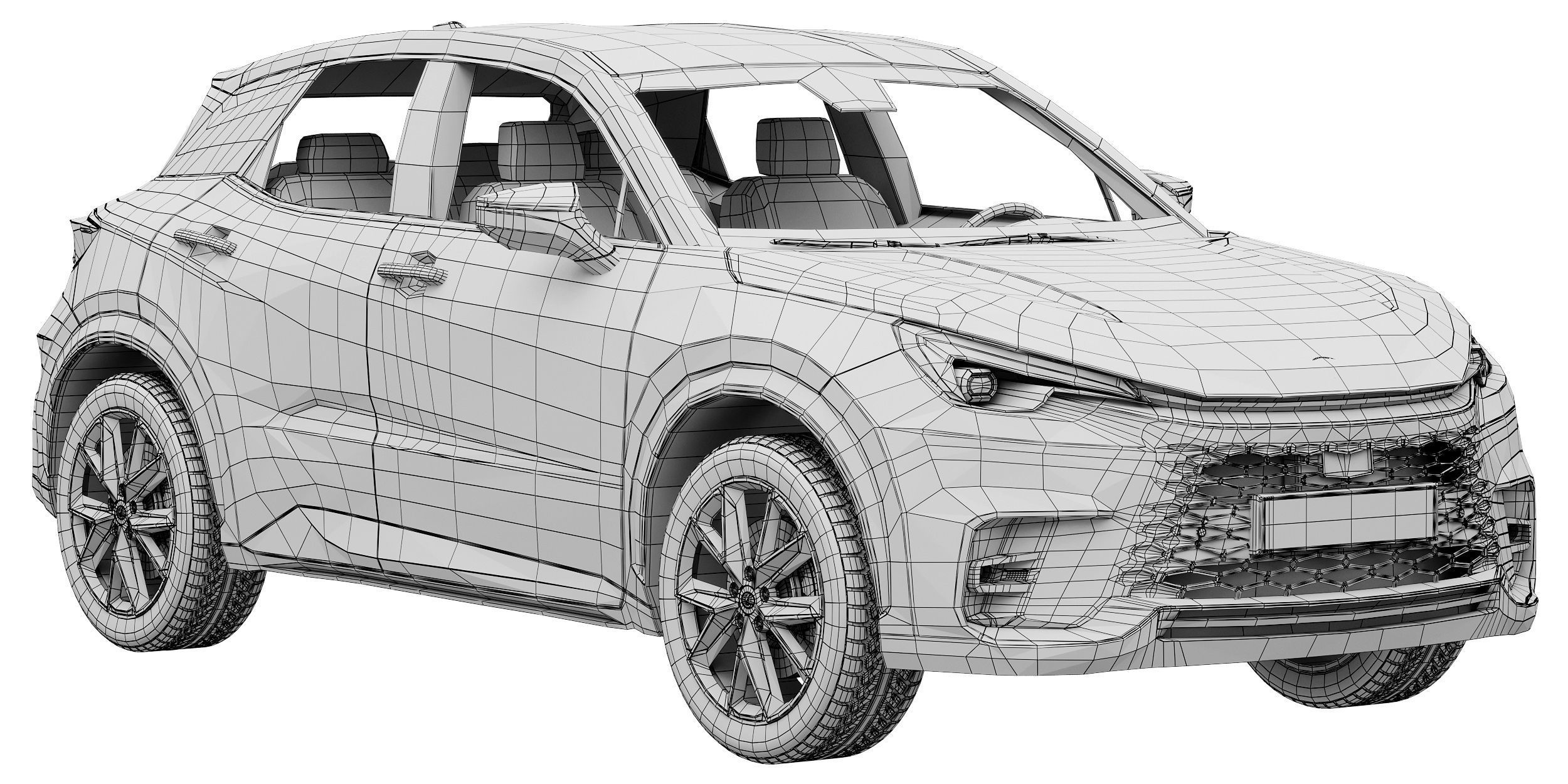 Lexus LBX 2024 3D model_14