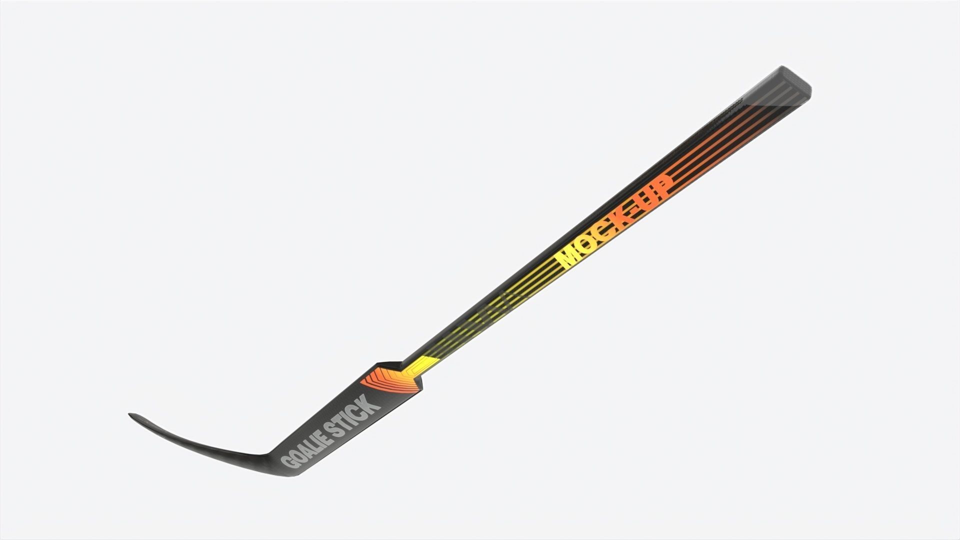 Ice Hockey Goalie Stick 3D model_2