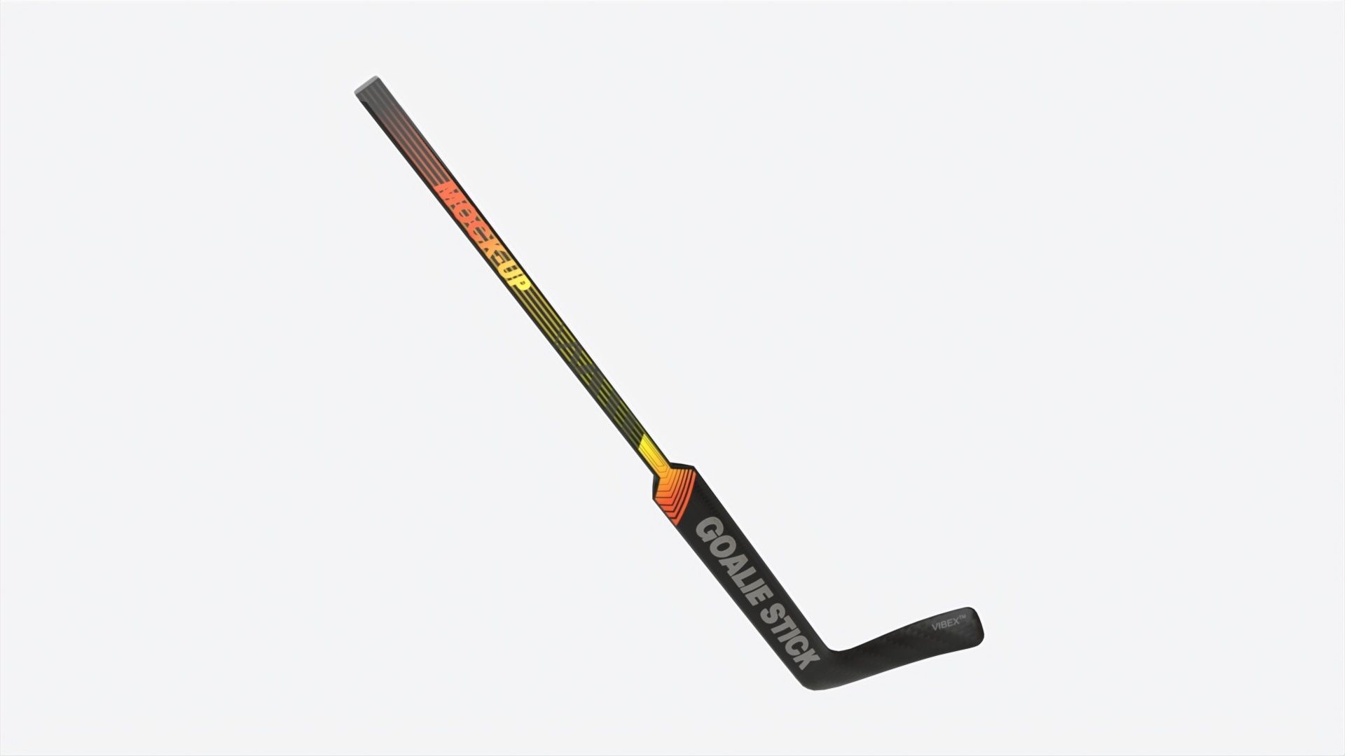Ice Hockey Goalie Stick 3D model_1