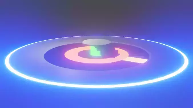 Station of time machine 3D model