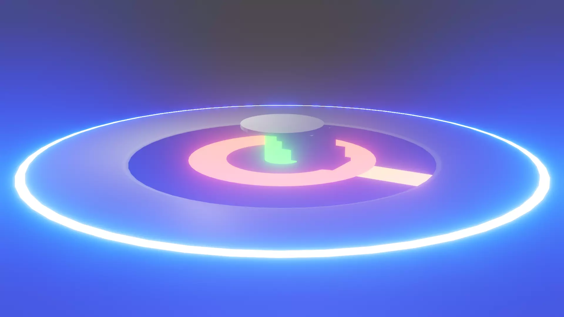 Station of time machine 3D model_0