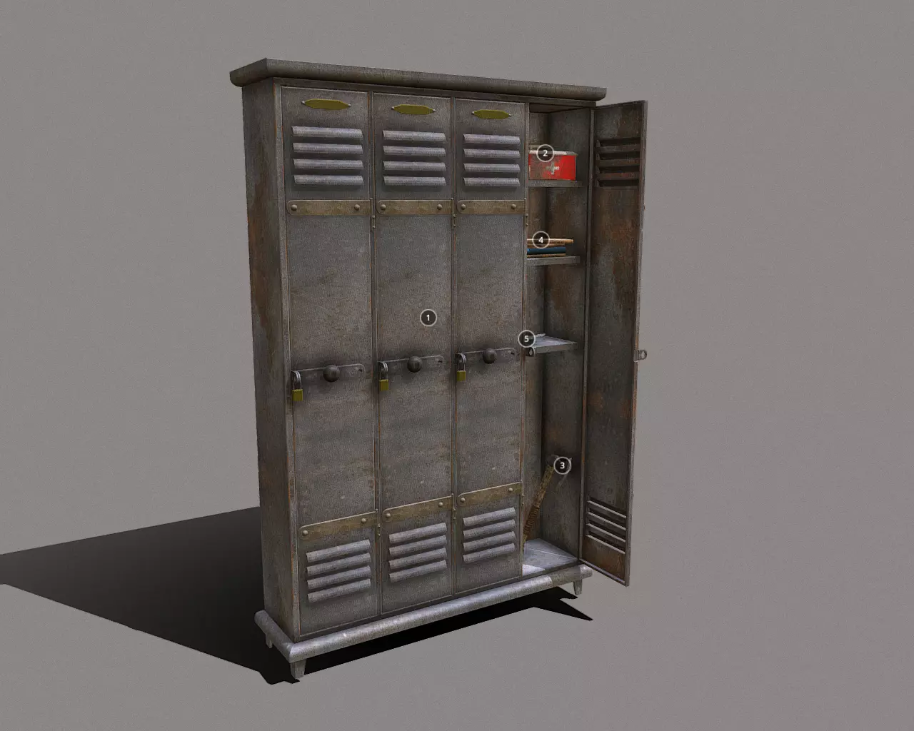 Post-Apocalyptic Closet 3D model_0