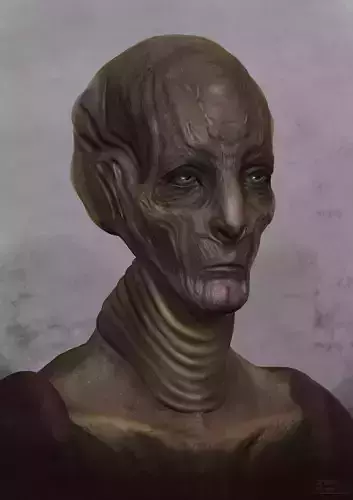 Sci Fi Creature Bust