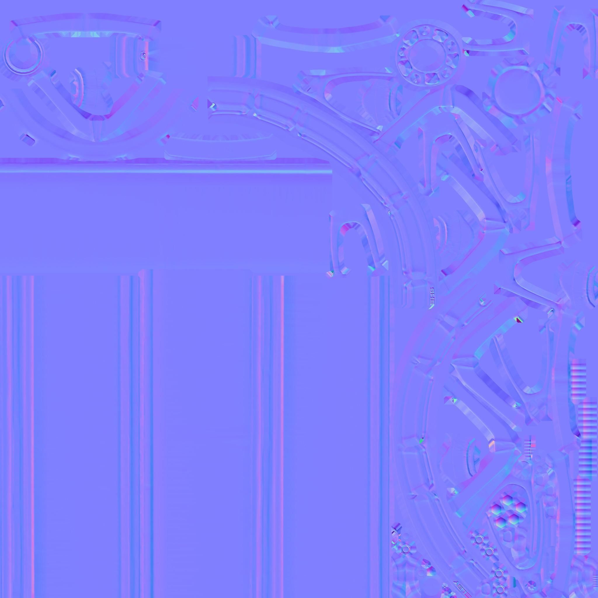 Carroll Shelby Wheel Company CS5 Wheel Gloss Black Mustang 3D model_15