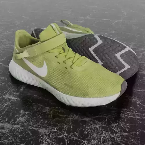 NIKE FLY EASE 3D SHOES - YELLOW