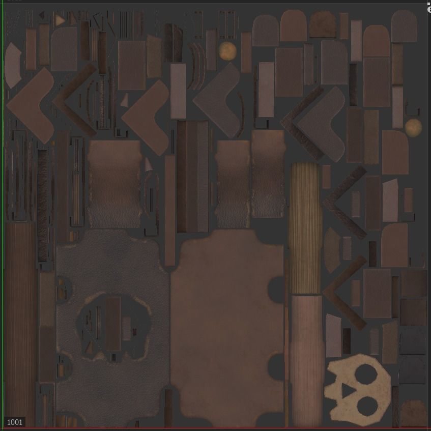 Stylized Fantasy Skull Book Low-poly 3D model_11