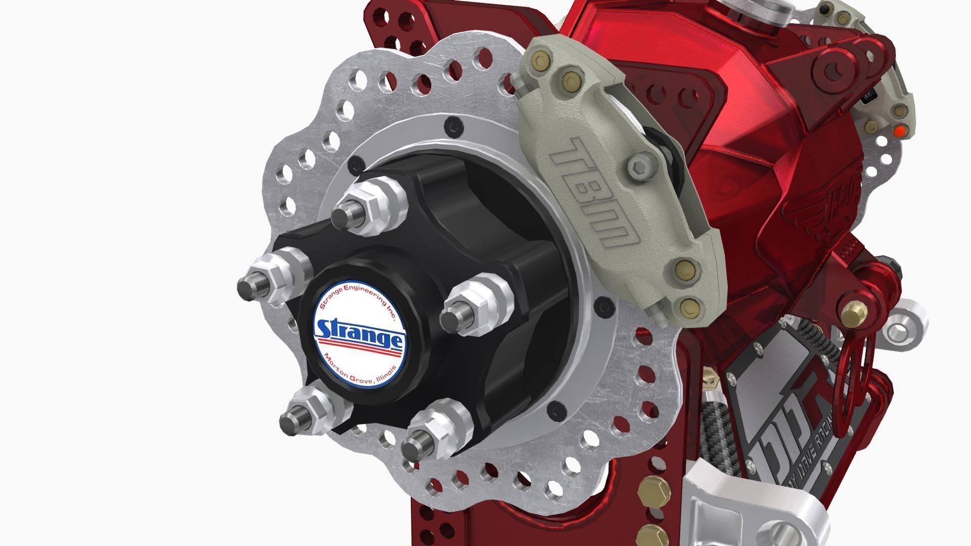 HCD Daddy Dave rear end Low-poly 3D model_6