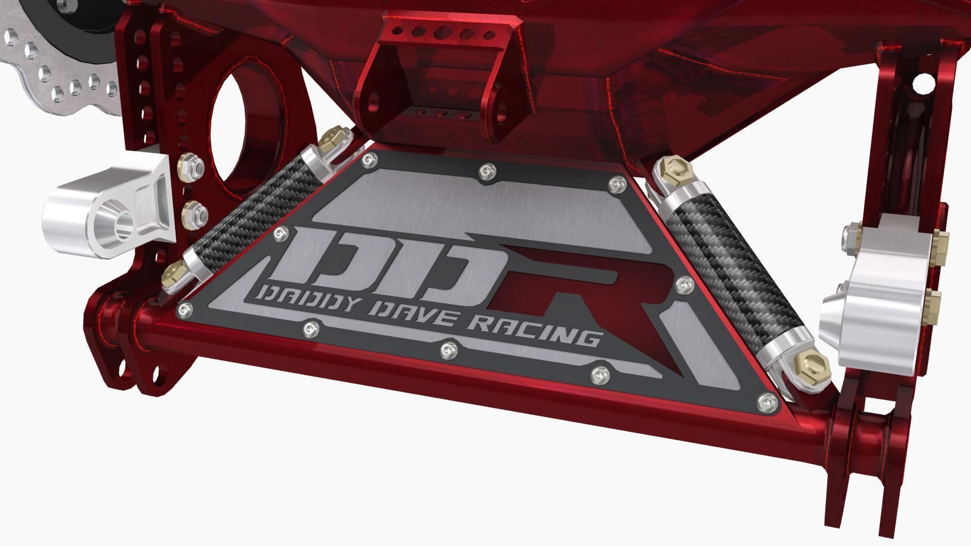 HCD Daddy Dave rear end Low-poly 3D model_5