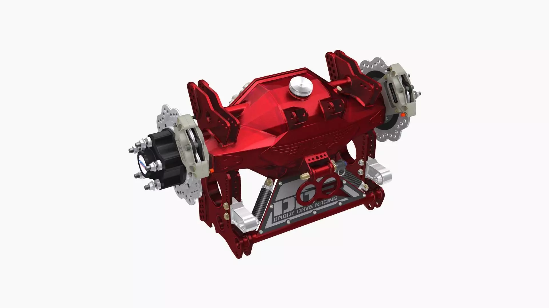 HCD Daddy Dave rear end Low-poly 3D model_0