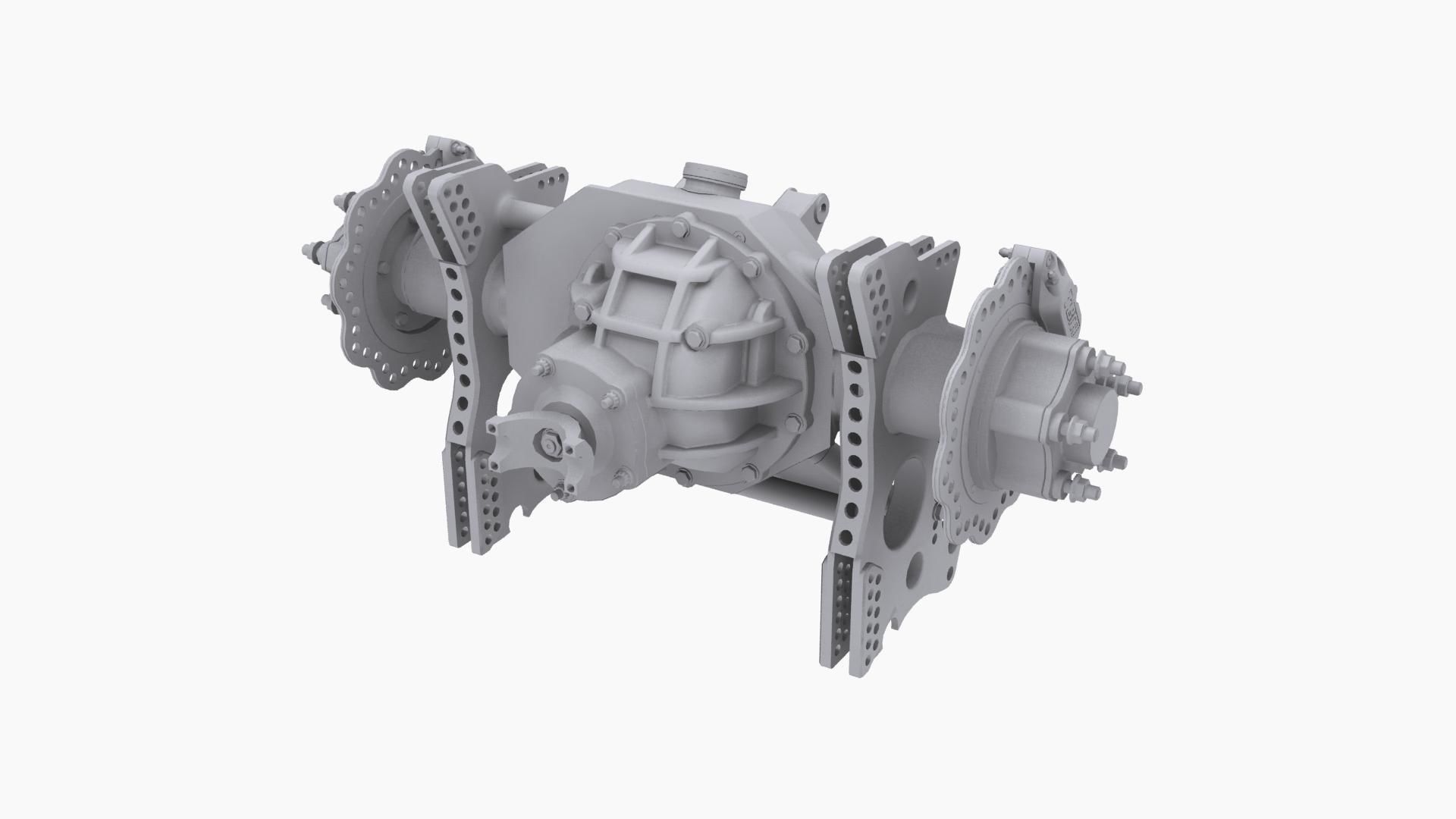 HCD Daddy Dave rear end Low-poly 3D model_10