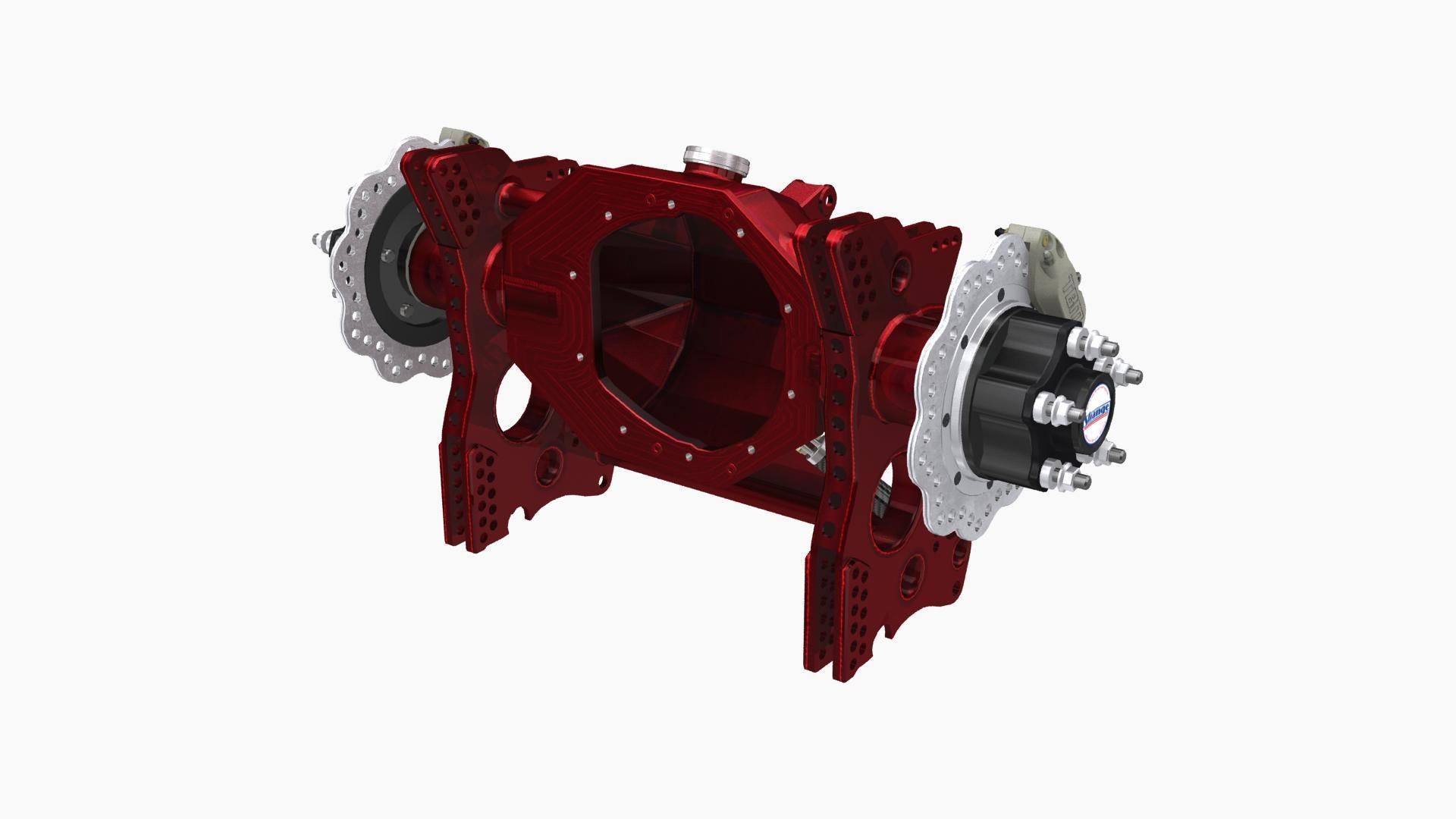 HCD Daddy Dave rear end Low-poly 3D model_3