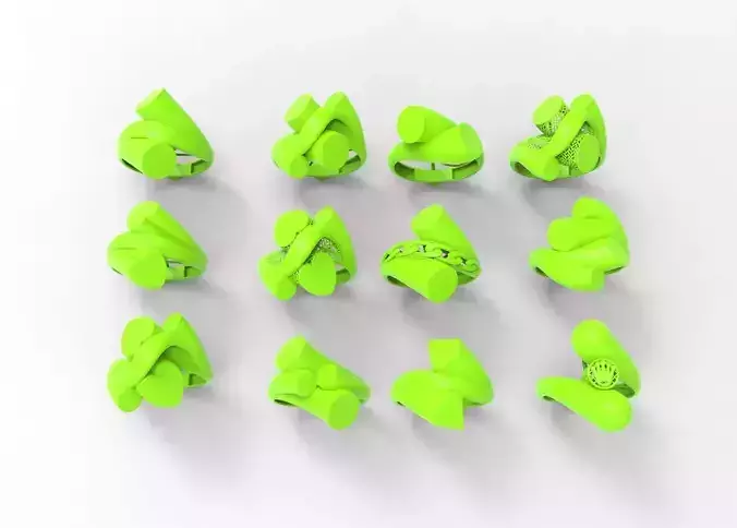 12  rings new model jewelry jewellery