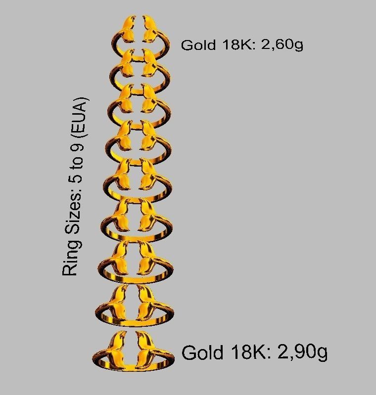 Dolphin Ring 3D print model_5