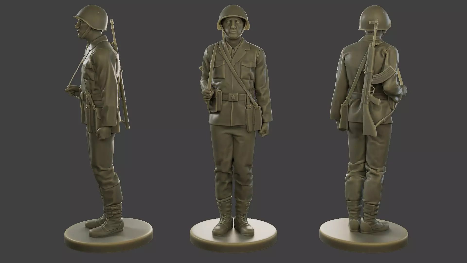CzechSlovak Communist Soldier CCS1 000 Free 3D print model_0
