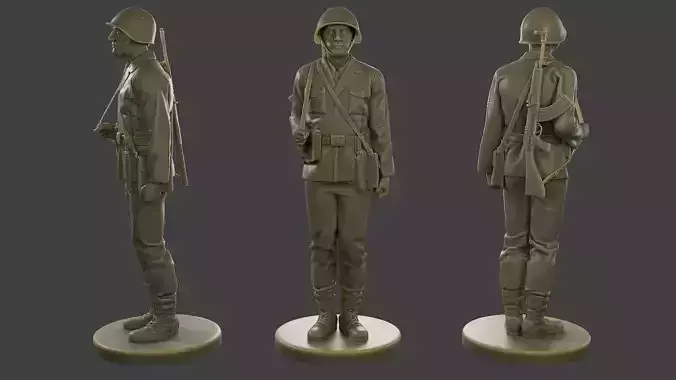 CzechSlovak Communist Soldier CCS1 000 Free 3D print model