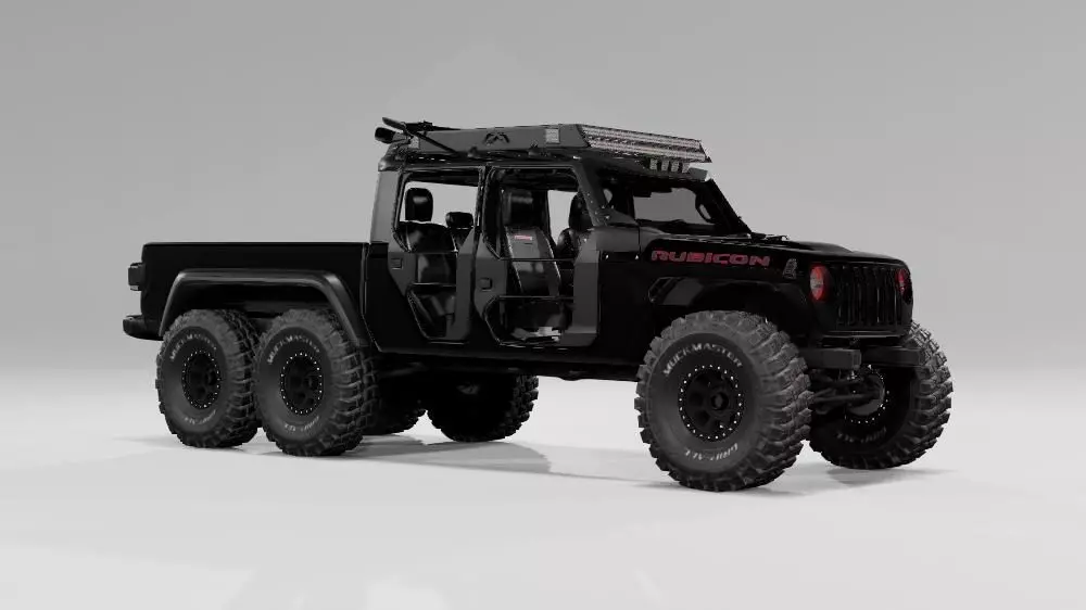 jeep gladiator 3D model_0