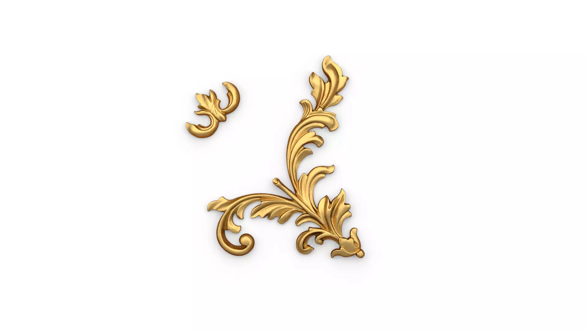 Classic decor ornament 329 3D model_0