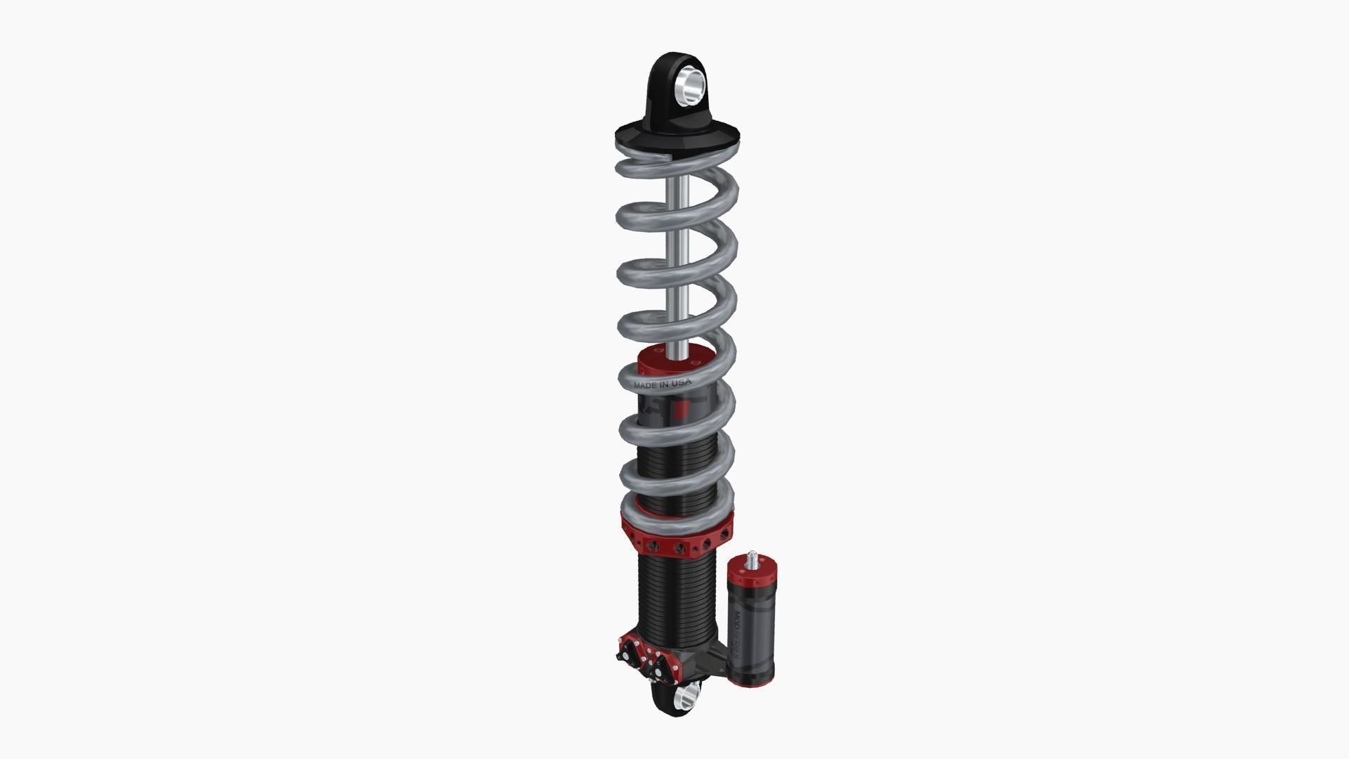 QA1 MOD Series coilovers Low-poly 3D model_2