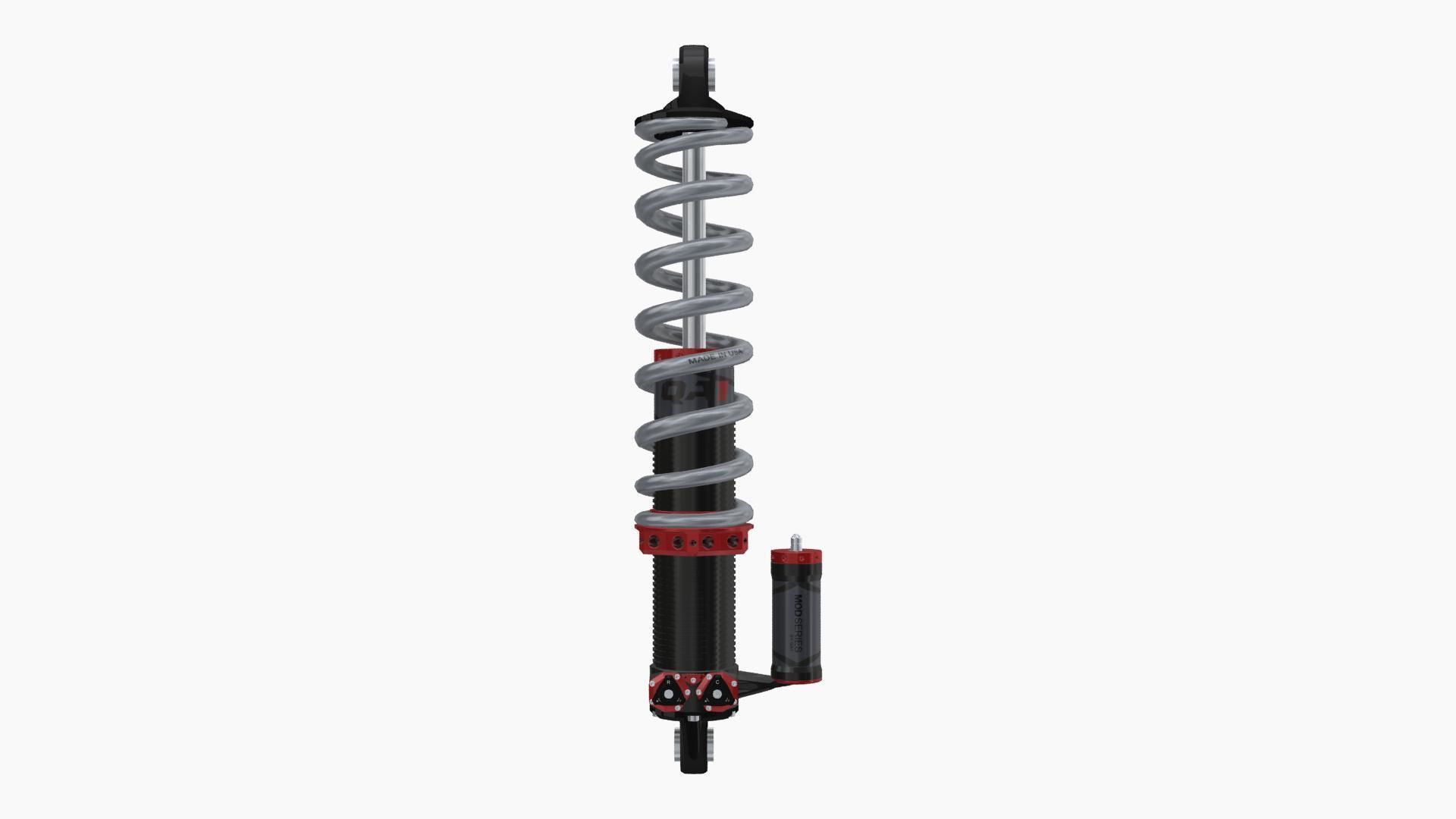 QA1 MOD Series coilovers Low-poly 3D model_4