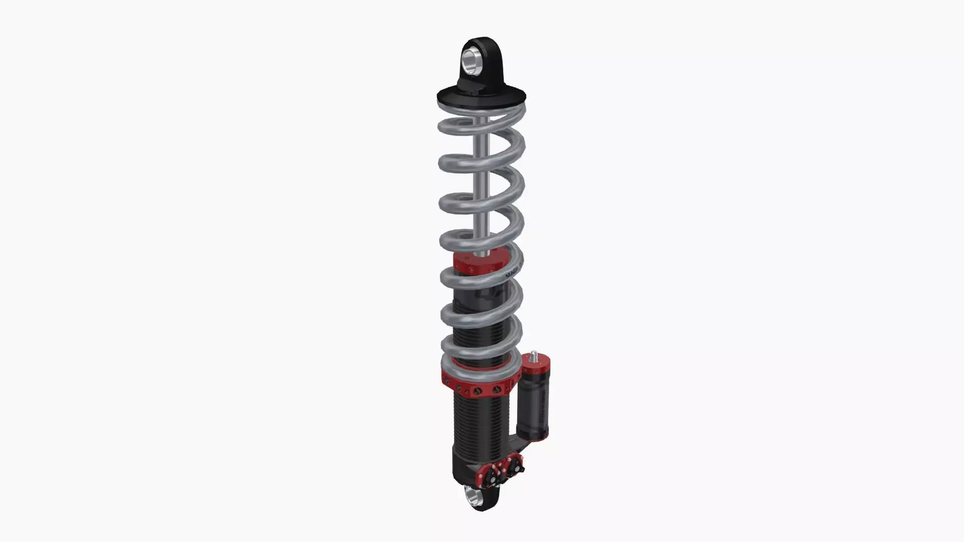 QA1 MOD Series coilovers Low-poly 3D model_0