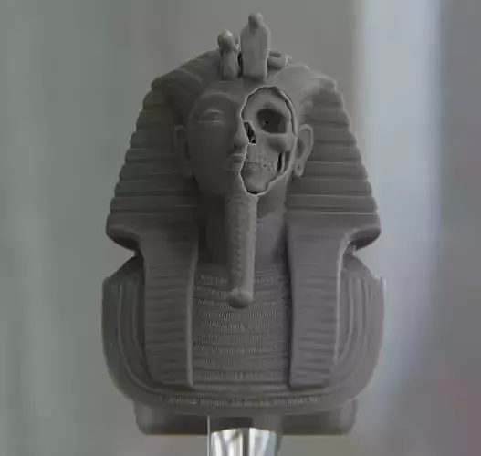 3D Replica of the Tutankhamun Skull Statue 3D print model