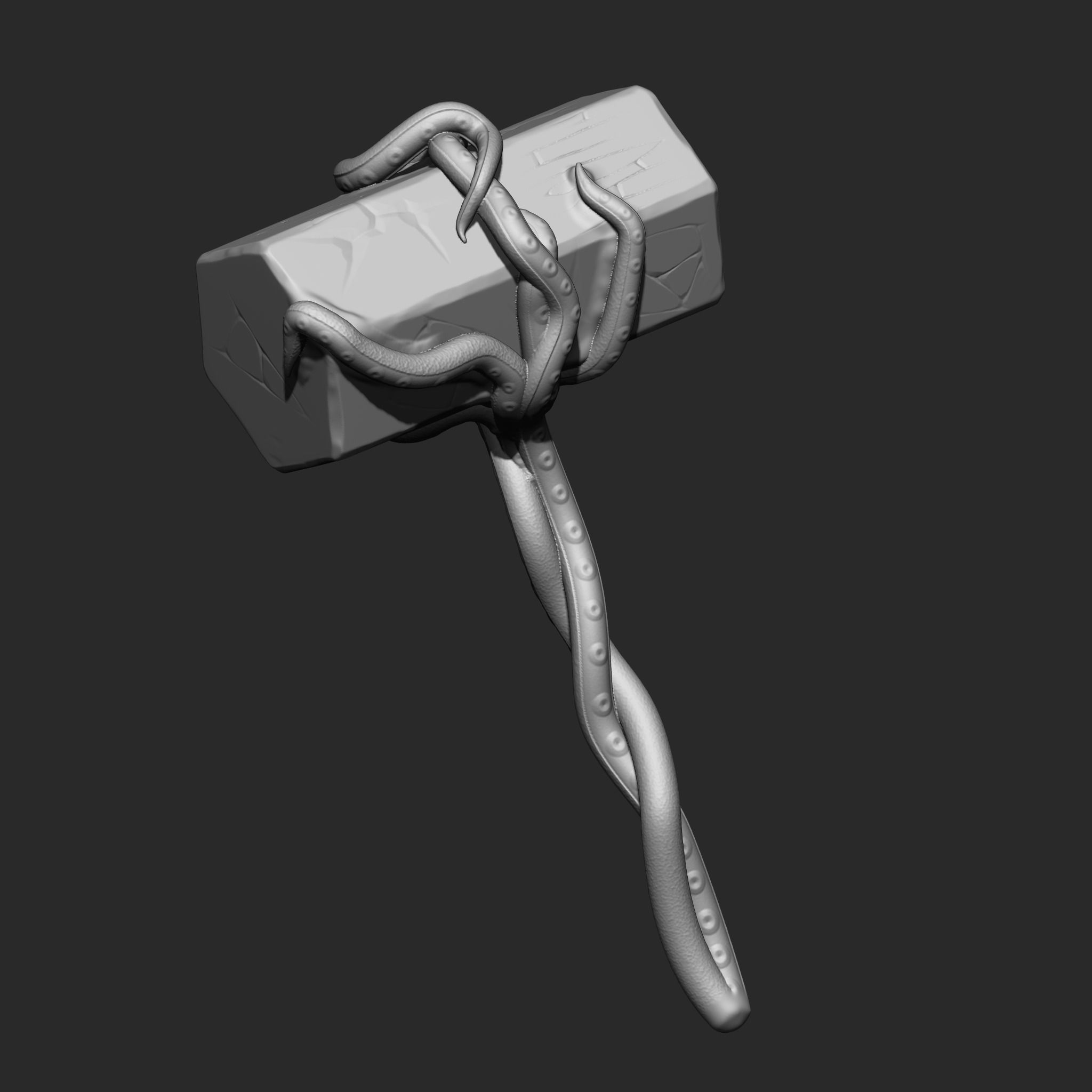 Omen Hammer 3D print model_1