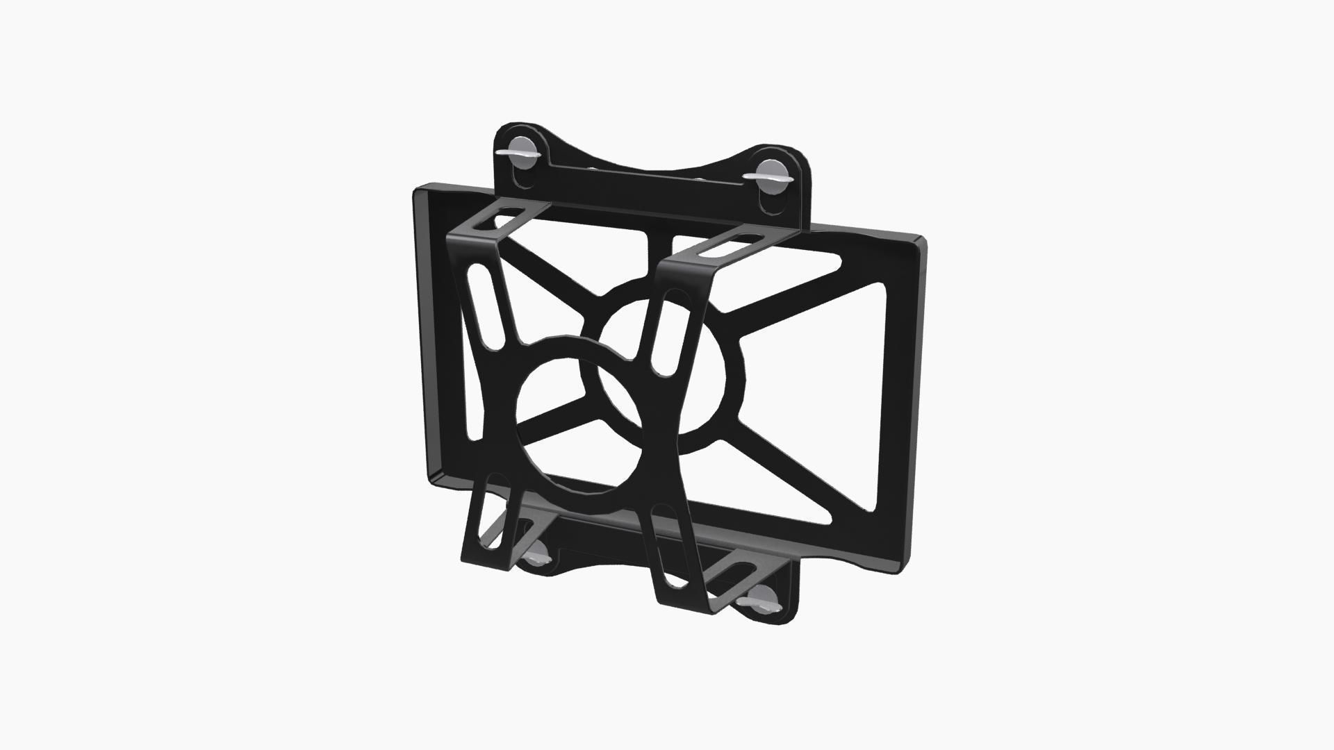 Raille Support 3D model Braille battery mount support VR / AR / low-poly | CGTrader