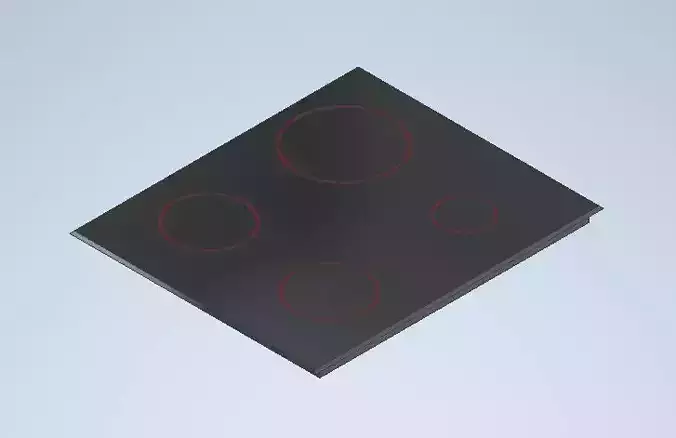 Vitroceramica Free low-poly 3D model