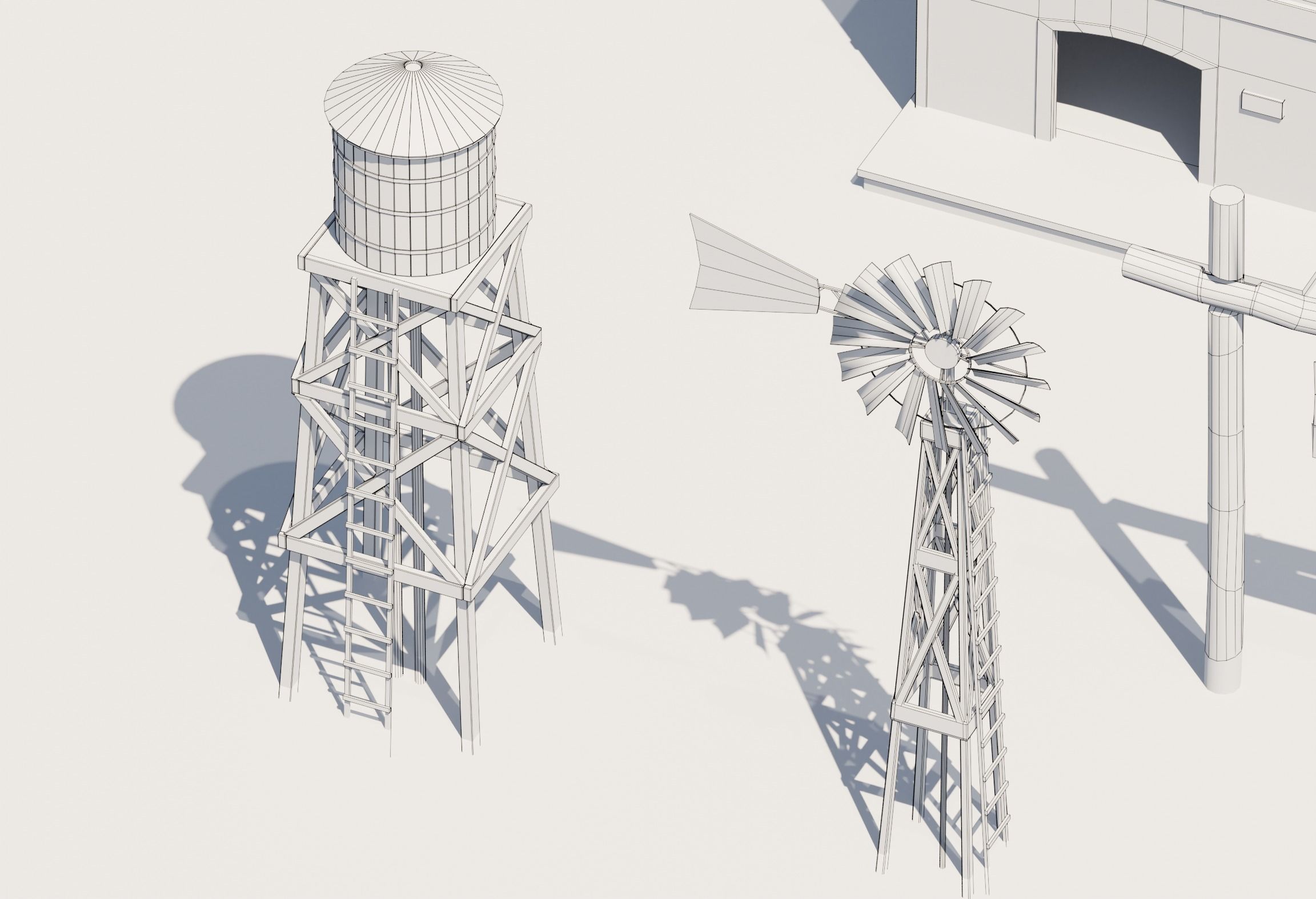 Low Poly Wild West 3D Model Pack Low-poly 3D model_14