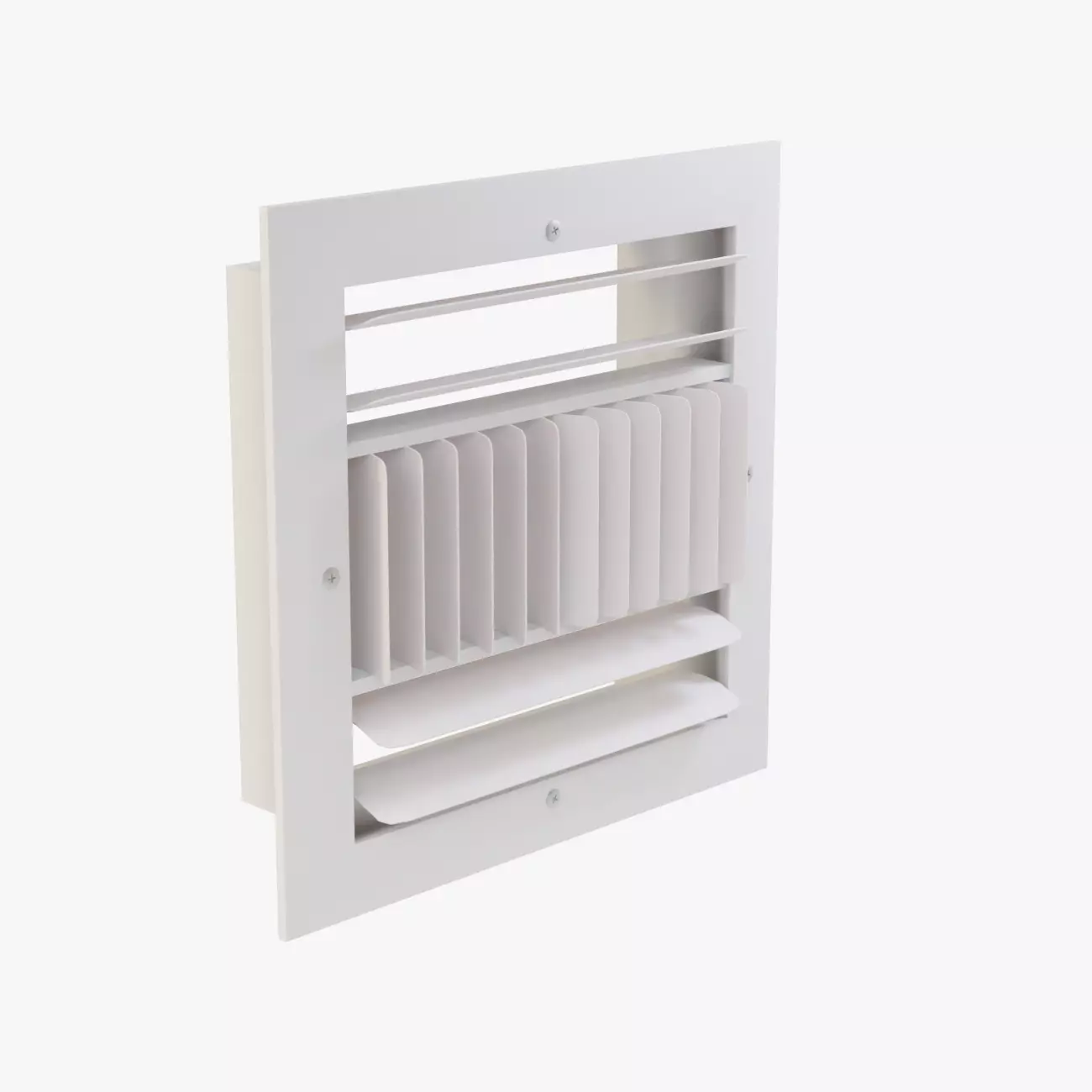 Ceiling AC Vent Low-poly 3D model