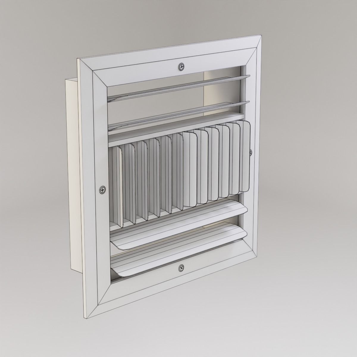 3D model Ceiling AC Vent VR / AR / low-poly | CGTrader