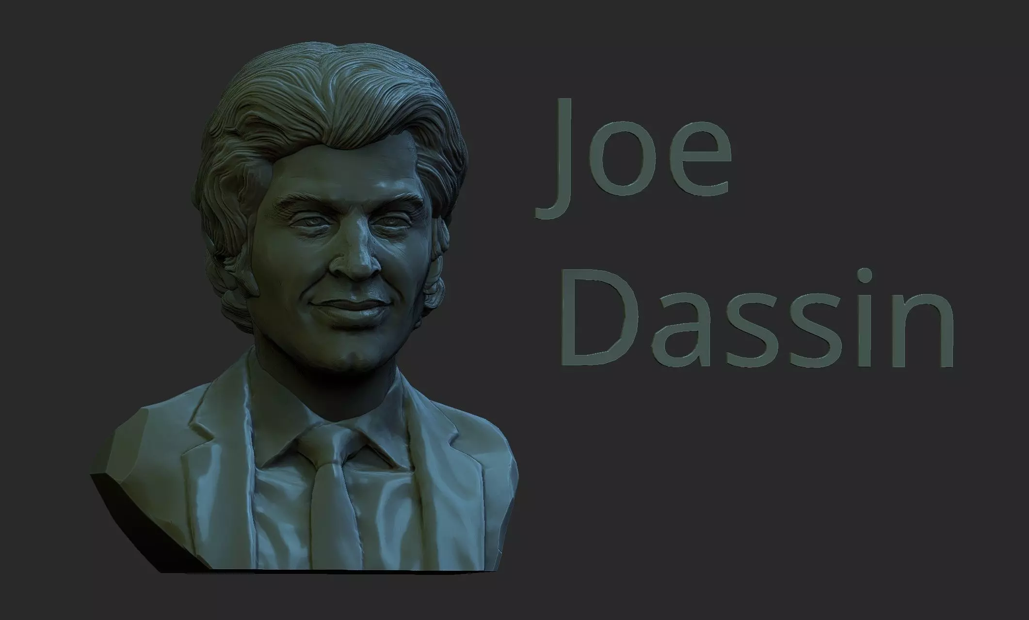 Joe Dassin 3D print model
