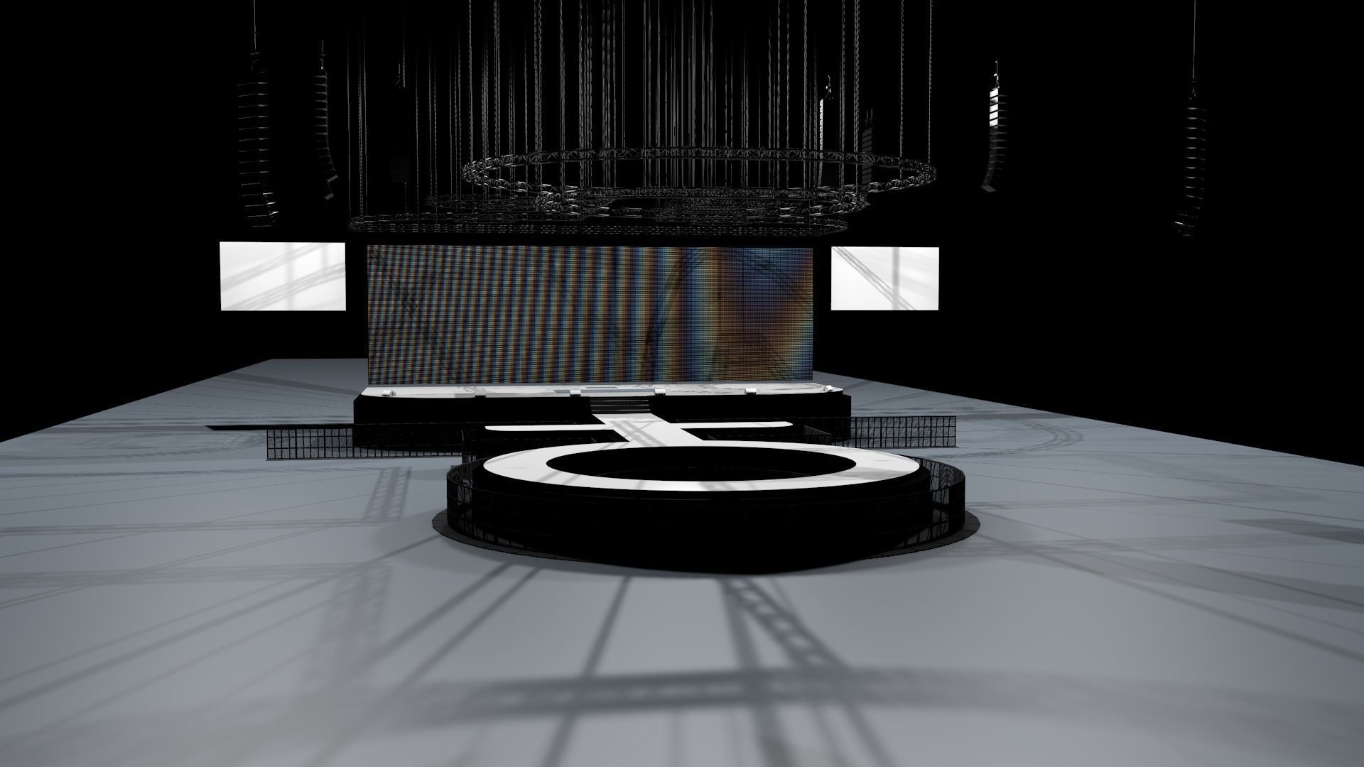 Ariana Grande Positions Tour stage model 3d concept 3D model_2