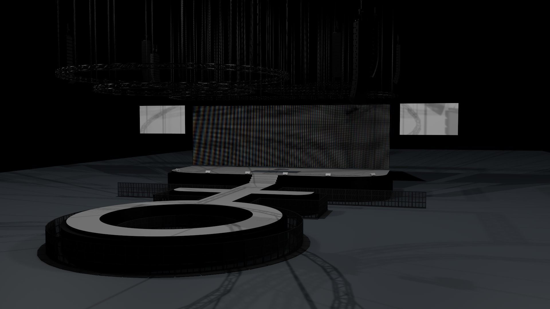 Ariana Grande Positions Tour stage model 3d concept 3D model_1