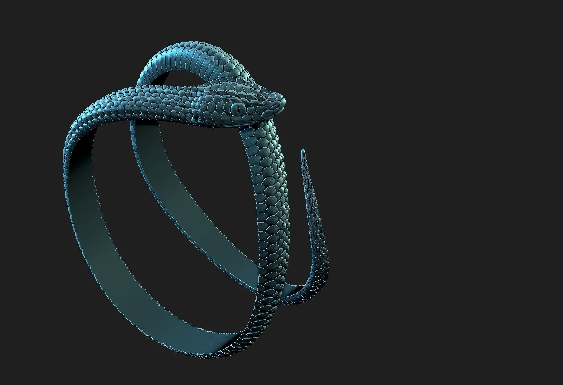snake02 3D print model_7